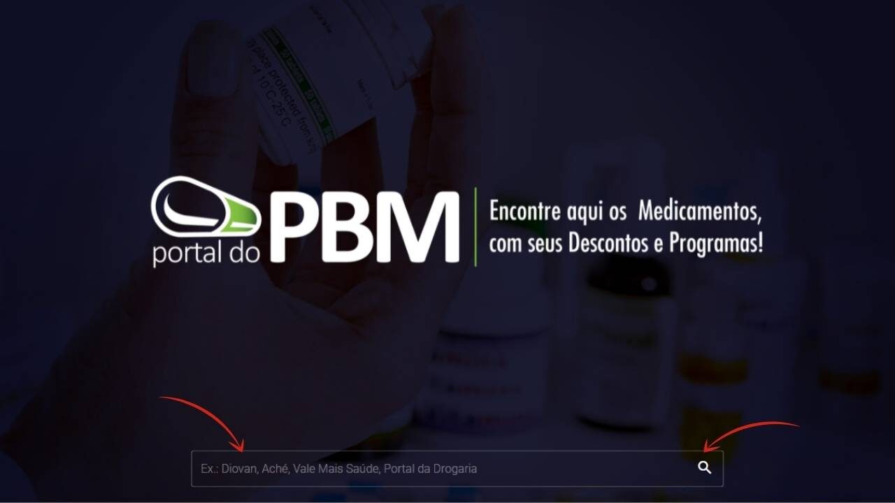 Portal do PBM - pesquisa de medicamento