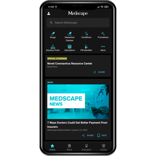 APP para farmácia Medscape