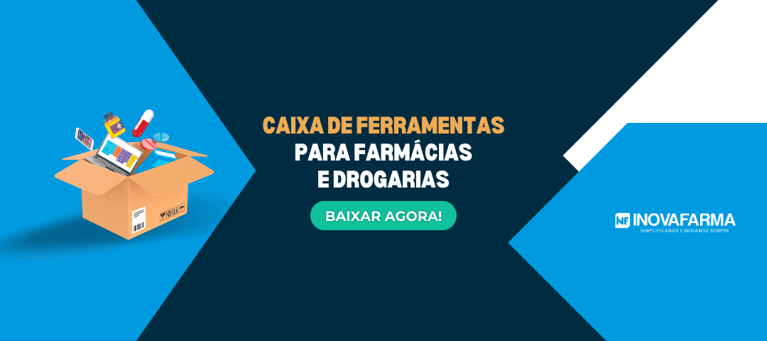 Caixa de ferramentas úteis para farmácias e drogarias