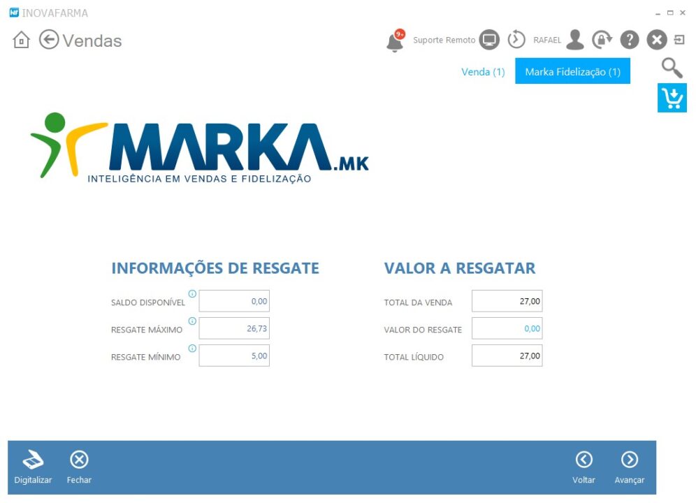Marka Fidelidade - Cashback em produto