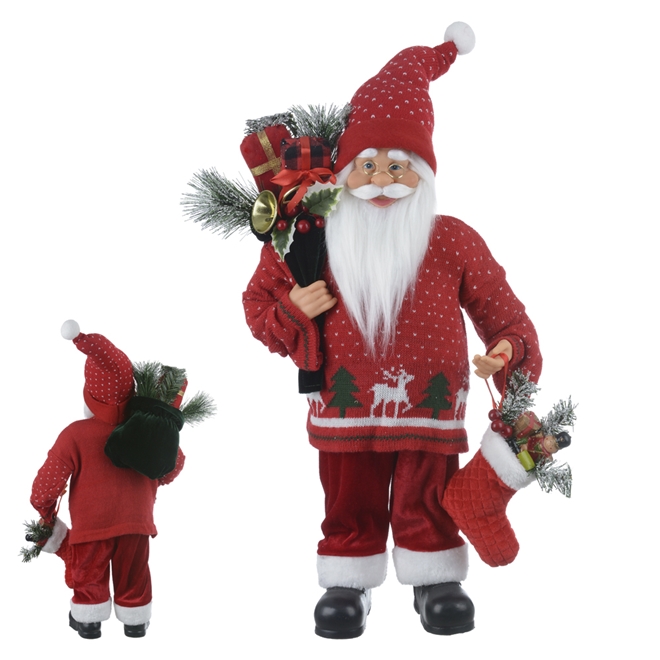 Papai Noel como decoração de natal para farmácia