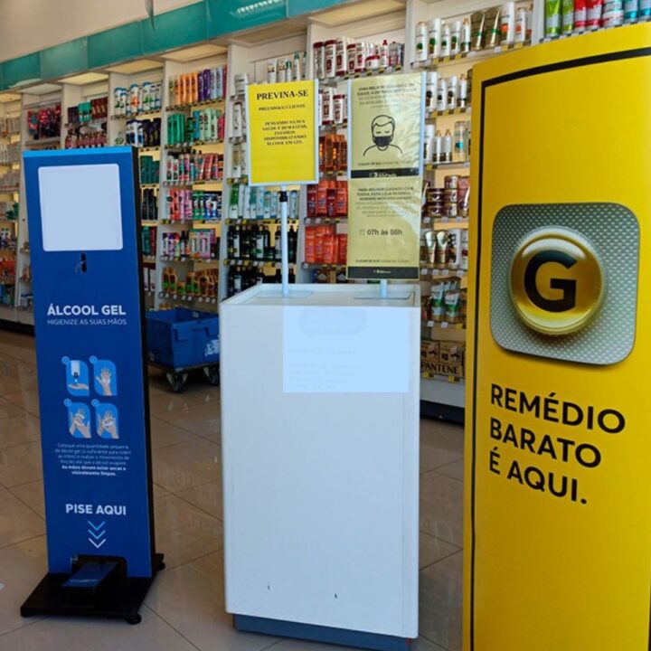 Trade Marketing para Farmácia - totem