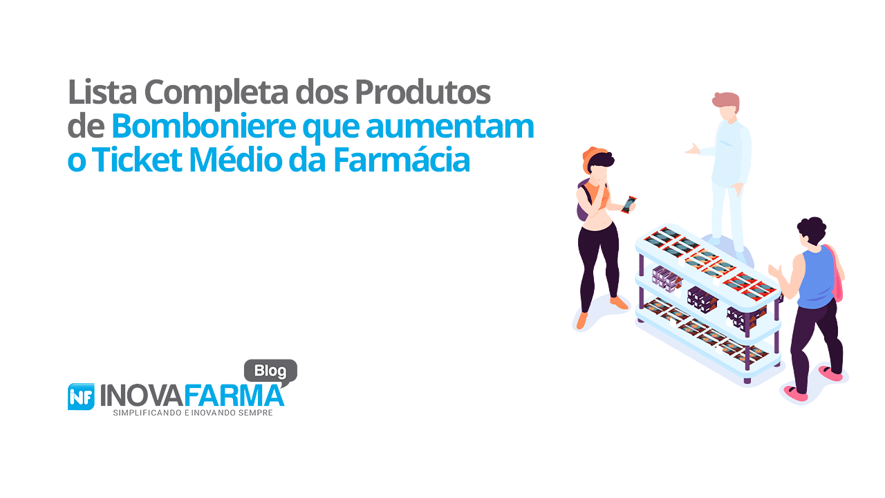 Lista Completa dos Produtos de Bomboniere que aumentam o Ticket Médio da Farmácia