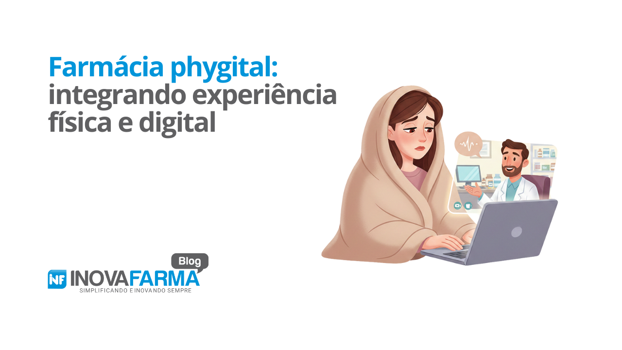Farmácia phygital integrando experiência física e digital